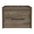thumbnail image 5 of CoSoTower Floating Nightstand, Wall-Mounted Single Drawer Design with Handle- Dark Brown - Bedroom, 5 of 5