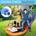 thumbnail image 4 of SereneLife Giant Platform Swing 67” Mega Swinging Kids Outdoor Glider, 4 of 8