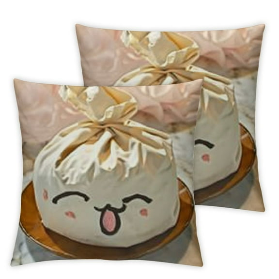Dumpling Plush Pillow Cute Expression Dumpling Stuffed Plush Toy Pillow, is The Best Gift for Children's Relatives and Friends