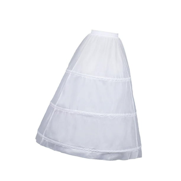 Enagua de crinolina para boda, ideal para cosplay, banquetes, actuaciones, bailes de graduación y otras ocasiones. 3 aros