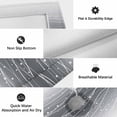 thumbnail image 5 of White Gray Ombre Outdoor Rug 6x9 Ft, Non Slip Washable Area Rug, Modern Abstract Striped Polka Dots Patio Rugs Carpet Runner, Large Floor Mat for Indoor/Outdoor Deck Porch Camping, 5 of 8