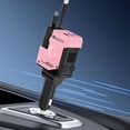 thumbnail image 1 of EASTIN New 180° Adjustable Car Charger  4-in-1 120w Super Fast Charging  Multi-car Cigarette Lighter Conversion Plug  Pink  Retractable Cable  USB Type-c Four Ports, 1 of 5