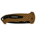 thumbnail image 6 of Gerber Gear 06 Fast, Assisted Opening Clip Folding Knife, with Serrated Tanto Blade, Coyote Brown, 6 of 11