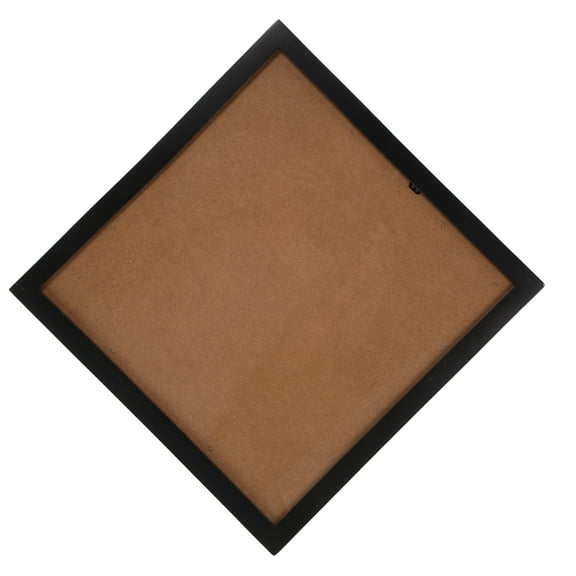 FRCOLOR Record Display Frame Storage Shelf Theme Signed Black