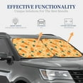thumbnail image 4 of Xecao Love Carrot for Foldable Car Sun Shades (2-Pack) offer sun protection with an easy-fold design for convenient windshield shading., 4 of 7