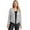 Silver, variant on YONGHS Women's Sequin Blazer Long Sleeve Open Front Sparkle Jacket Glitter Coat for Evening Party Gold S