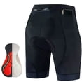 thumbnail image 3 of Padded Cycling Shorts Men's Cycling Underwear with 3D Padding Biking Shorts Breathable Comfortable Lightweight Summer Clothes Black, Size L, 3 of 6