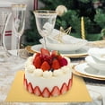thumbnail image 4 of YSNOOWE 10Pcs Corrugated Cake Board Golden Paperboard Cake Holding for Various Events, 4 of 4