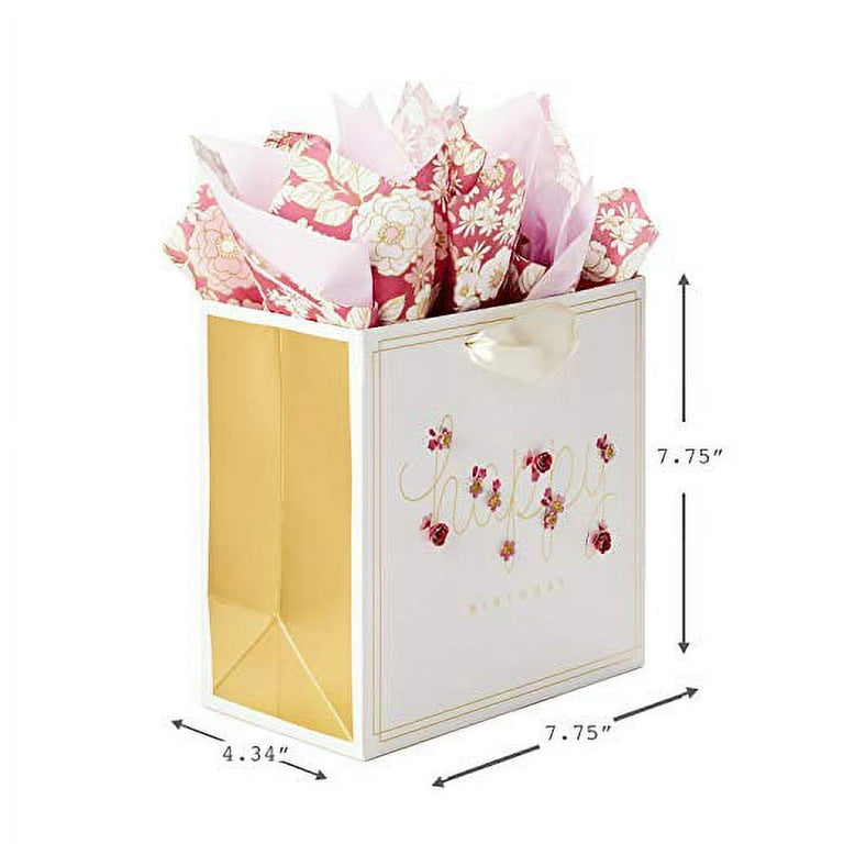 Hallmark 15 Extra Large Gift Bag with Tissue Paper (Pink Polka