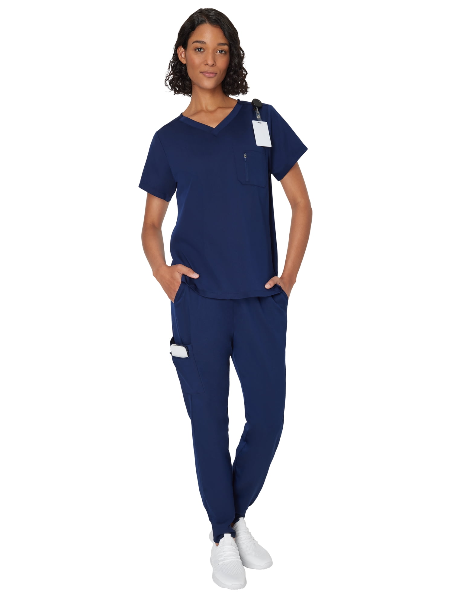 Hanes Women's Scrubs Drawstring Jogger Scrub Pants, Premium, Pockets, Sizes XS - 3XL