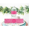 thumbnail image 5 of Darling Souvenir Pink Sequin WaterBottleLabels Self Adhesive Party Collection Cheers!WaterBottleStickers Great For Wedding, Birthday, Engagement Party- Pack Of 32, 5 of 6