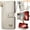 Grey, variant on for Motorola Moto G Stylus 5G (2025) Leather Phone Case Wallet Zipper Pocket Pouch Folio Flip Cover Kickstand, Multi Anti-theft Card Holder Cash Slot, Double Magnetic Buckle, Wrist Lanyard