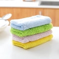 thumbnail image 4 of NIBOLOG Kitchen Double Sided Strong Water Absorbent Cleaning Microfiber Dish Cloth Towel, 4 of 8