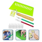 KONTONTY Wallpaper Smoother Tool Plastic Wallpaper Tools 14Pcs 8.3x2.8in