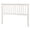 White, variant on Leo & Lacey Contemporary King Wood Headboard in Walnut Finish