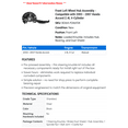 thumbnail image 2 of Front Left Wheel Hub Assembly - Compatible with 2003 - 2007 Honda Accord 2.4L 4-Cylinder 2004 2005 2006, 2 of 2
