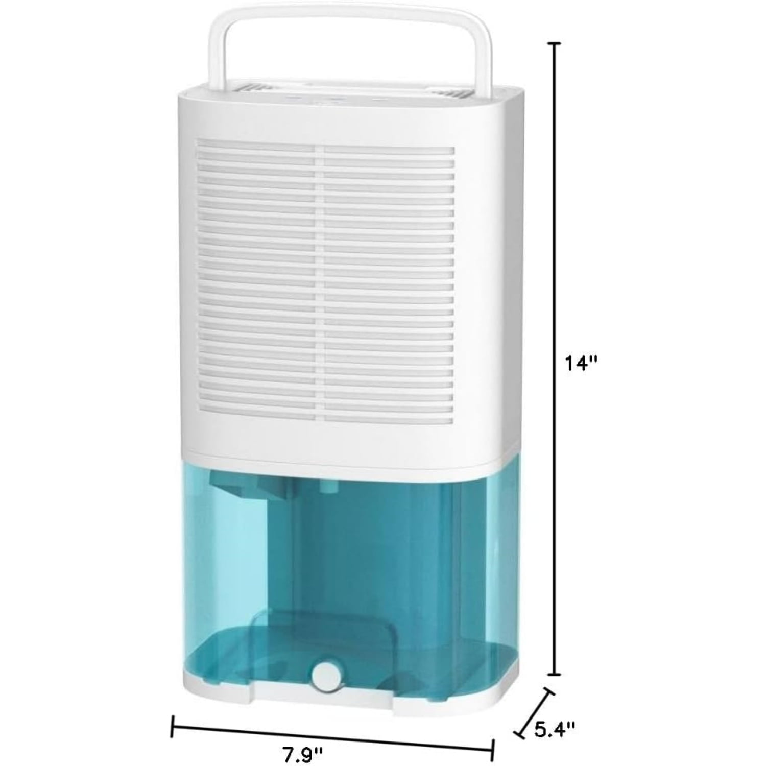 Dehumidifier 68oz(2000ml) Small Dehumidifier with Drain Hose for Up to 650 sq.ft Ultra Quiet Mini Portable Air for Home Basements Bathroom Bedroom Closet Kitchen RV