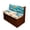 Beach Turtle & Seashell, variant on XYZCANDO RV Dinette Cushion Covers, Compatible with Camper Furniture, Camper Cushion Covers for Bench Dinette Booth Seats Split Seat