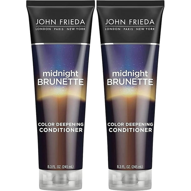 John Frieda Midnight Brunette Color Deepening Shampoo and Conditioner ...