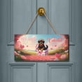 thumbnail image 2 of My Dog Is My Valentine Cute Rottweiler in Gift Box Landscape Wood Sign Rottie Dog Lover Gifts Idea Hanging Wall Home Decor - 3006, 2 of 5