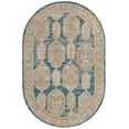 thumbnail image 2 of Rugs.com Lola Collection Rug – 5' x 8' Oval Oval Blue Medium Rug Perfect For Living Rooms, Large Dining Rooms, Open Floorplans, 2 of 9