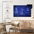thumbnail image 5 of Elephant Stock Space Capsule Blue Patent Wall Art - Horizontal Canvas Wall Art - Living Room Wall Decor - Patent Canvas - Blue And White Decor - 12" x 8", 5 of 8