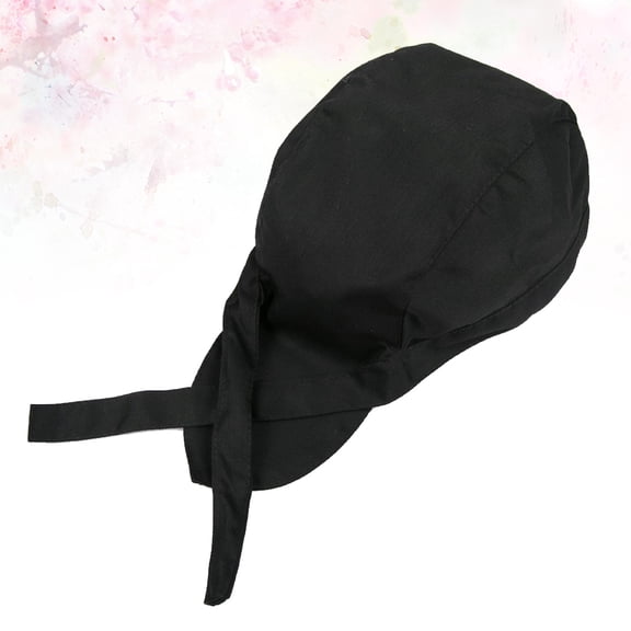 WEUVEB Breathable Cotton Chef Hat Kitchen Cooking Cap Hair Cover for Cooks and Waiters, Comfortable Fit, 1 Piece