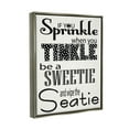 thumbnail image 4 of Stupell Industries If You Sprinkle When You Tinkle B&W Bath Art Luster Gray Framed Floating Canvas Wall Art, 16x20, by Regina Nouvel, 4 of 5