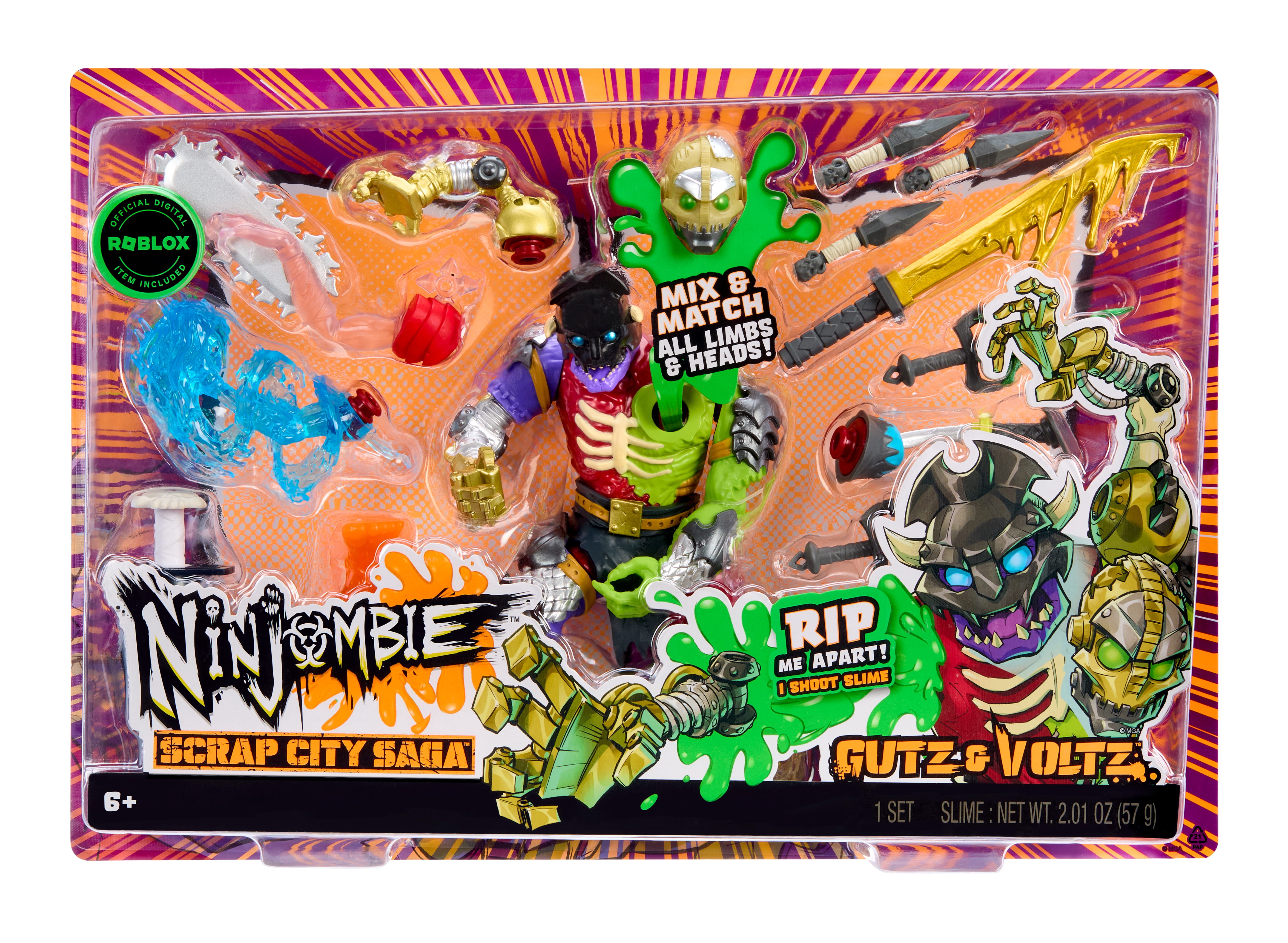 90s GURGLIN GUTZ 4Kidz 3点セット 【レア】 Ninjombie Deluxe Action Figure - Gutz and Voltz - Walmart.com