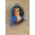 thumbnail image 2 of Alice Pike Barney 18x24 Gold Ornate Framed and Double Matted Museum Art Print Titled - Anita Hunt, 2 of 4
