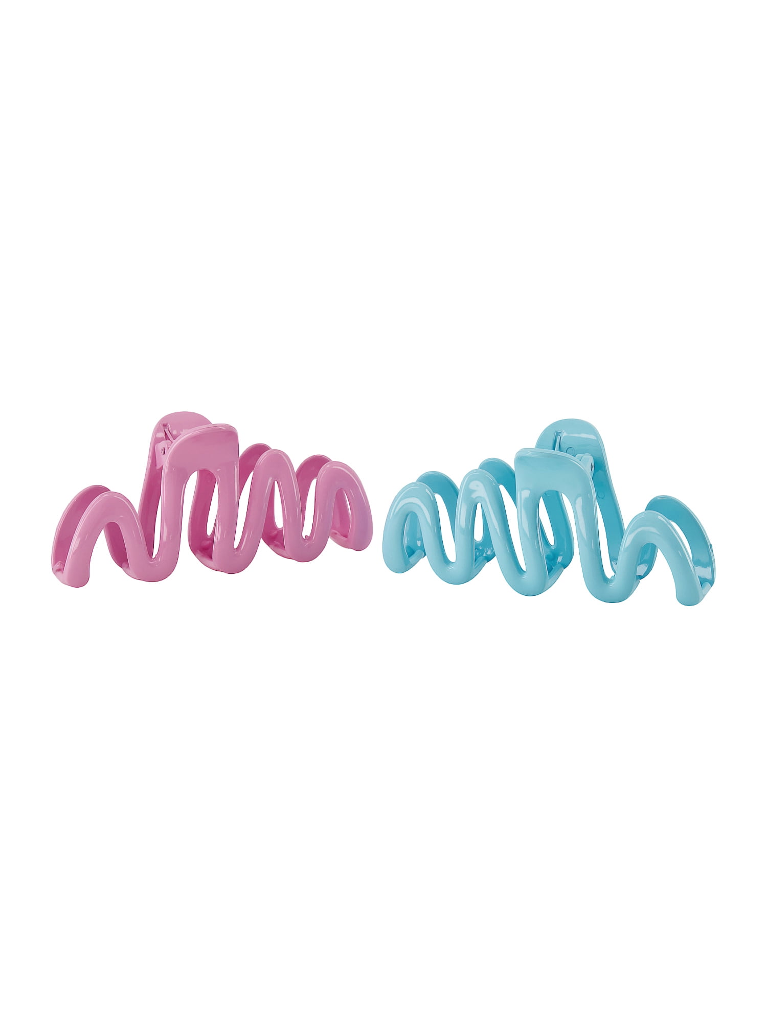 Claire's Hair Jumbo Wavy Claws - Glossy