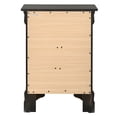 thumbnail image 2 of Cterwk Furniture 3 Drawer Nightstand , Black, 2 of 4