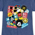 thumbnail image 3 of Disney - Mickey Sticker Look - Youth Girls Short Sleeve Graphic T-Shirt, 3 of 5