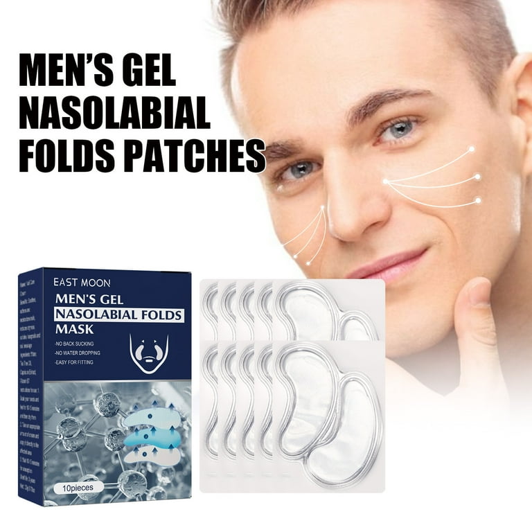 FSTDelivery Nasolabial Folds Patches for Men, Nasolabial Folds