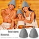 thumbnail image 3 of 6X Sombrero de Sauna Anticalor, Gorro de Ducha de Fieltro de Lana Grueso, Turbante para el Cabello, Gorros de Toalla de Secado RáPido para BañO de Sauna, 3 of 5