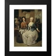 thumbnail image 2 of Jan Baptiste Lambrecht 15x18 Black Modern Framed Museum Art Print Titled - Private Meal, 2 of 5
