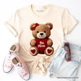 thumbnail image 6 of Cute Bear Toy Be Mine Valentine T-Shirt, Love Coquette Tee, 6 of 6