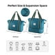 thumbnail image 3 of Bolsa de viaje WALNEW Weekender impermeable para mujeres y hombres, 3 of 8