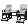 thumbnail image 1 of Pemberly Row Modern Double Balcony Height Glider with Center Table, 1 of 7