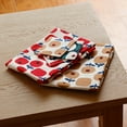 thumbnail image 6 of Ludlz Protective Table Cloth Heat Insulated Cotton Apples Pattern Dinner Tablecover for Home, 6 of 8