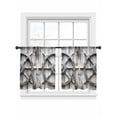 thumbnail image 6 of Grey Rudder Coastal Sheer Curtains for Living Room Bedroom Beach Retro Nautical Summer Sheer Curtains 45 Inch Long 2 Panels Set Light Filtering Curtain Window Treatments Drapes for Dining Room, 6 of 6