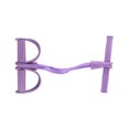 thumbnail image 2 of M Buder Banda de Resistencia de Pedal Elástica con 4 Tubos para Abdominales, Cuerda de Tracción para Práctica de Yoga y Entrenamiento de Fuerza en el Hogar, Morado (25 cm / 10 inches), 2 of 9