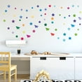 thumbnail image 4 of Yuarrent Adhesivo de pared de PVC extraíble DIY calcomanía decorativa dormitorio interior sala de estar papel tapiz Fondo espejo ventana Decoración Decoración del hogar Yuarrent HA078753-00, 4 of 6