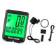 thumbnail image 3 of Velocímetro Digital Cuentakilómetros para Inalámbrico Impermeable con Retroiluminación Pantalla LCD 2.1 Pulgadas funciones Luz de fondo verde shamjiam Velocímetro de retroiluminación de bicicleta, 3 of 8