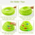 thumbnail image 4 of Cat Toys Cat Track Interactive Ball Toys Kittens Rollers Play Toys 4 Layers Towers Tracks 360° Electric Rotating Toys, 4 of 6