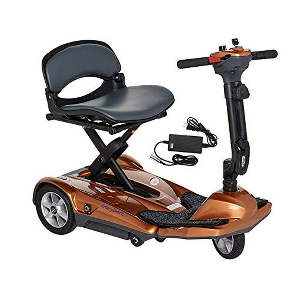 EV Rider Transport Easy Move Folding Mobility Scooter (Copper) - Electric Foldable Scooter