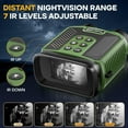 thumbnail image 4 of BekinTek Night Vision Binoculars 5000mAh Rechargeable Telescope NVG Infrared Goggles Full Dark Observe Scope 7x IR Adjustment 8x Digital Zoom 2.5K Video 40M Photo Large HD Screen with 32G TF Card, 4 of 11