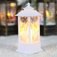 thumbnail image 1 of Lámpara de viento retro Patrón de impresión navideña Luz de noche para el hogar Decoración Irfora Ángel blanco grande, 1 of 7