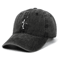 thumbnail image 3 of Gorra de béisbol con bordado de letras para hombre y mujer, gorra para el sol al aire libre, gorra de hip hop, 3 of 6