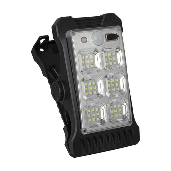 A Solar Lights Outdoor Clip With Motion Sensor And 3 Smart Modes, Ip65 Waterproof For Fence Wall Garage And Patio Security, 10.83X1.57X0.98In 0.18Lb